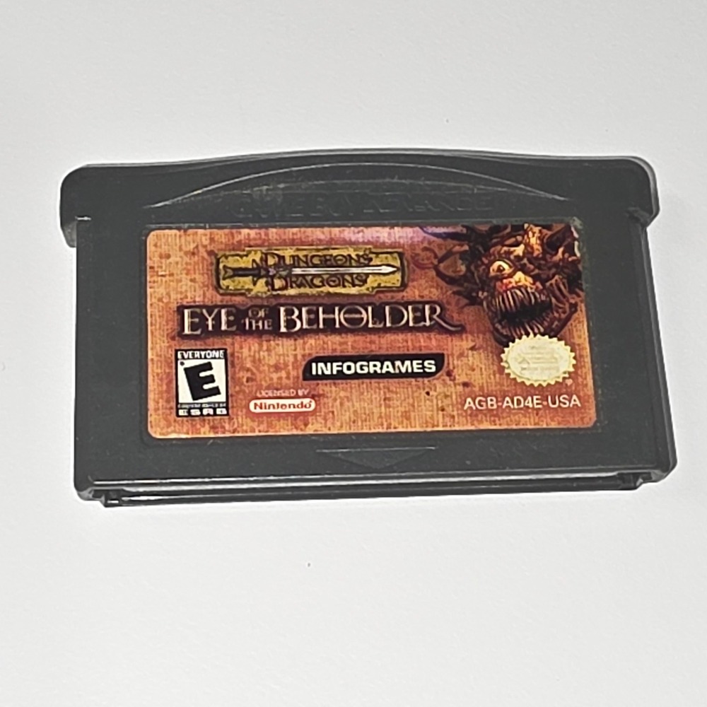 Dungeons & Dragons Eye of the Beholder Nintendo Game Boy Advance GBA